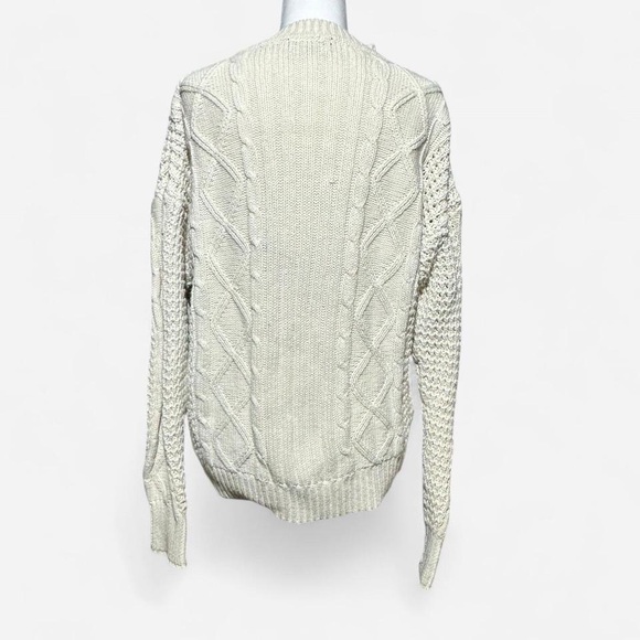 Structure Cream Cable Knit Sweater - Picture 3 of 5